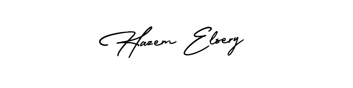 Also we have Hazem Elsery name is the best signature style. Create professional handwritten signature collection using AmerikaSignatureDemo-Regular autograph style. Hazem Elsery signature style 3 images and pictures png