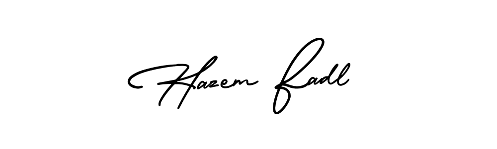 How to make Hazem Fadl signature? AmerikaSignatureDemo-Regular is a professional autograph style. Create handwritten signature for Hazem Fadl name. Hazem Fadl signature style 3 images and pictures png