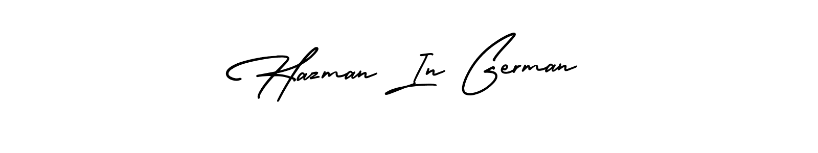 Also we have Hazman In German name is the best signature style. Create professional handwritten signature collection using AmerikaSignatureDemo-Regular autograph style. Hazman In German signature style 3 images and pictures png