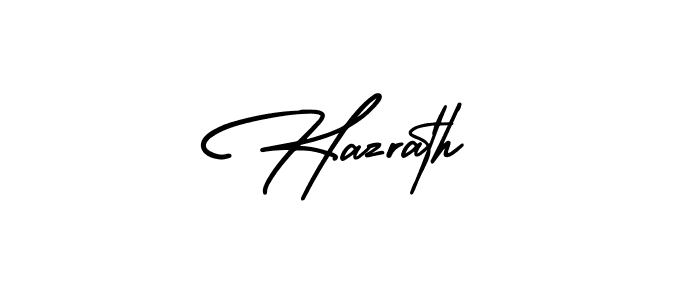 You should practise on your own different ways (AmerikaSignatureDemo-Regular) to write your name (Hazrath) in signature. don't let someone else do it for you. Hazrath signature style 3 images and pictures png