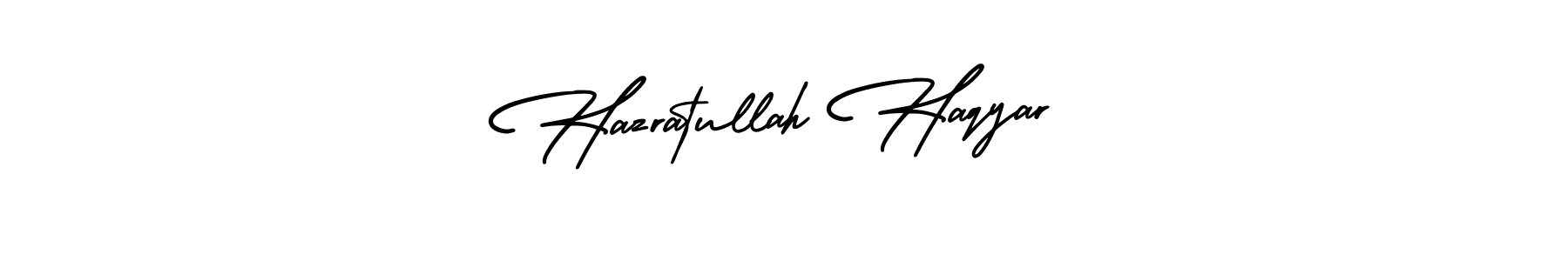 Use a signature maker to create a handwritten signature online. With this signature software, you can design (AmerikaSignatureDemo-Regular) your own signature for name Hazratullah Haqyar. Hazratullah Haqyar signature style 3 images and pictures png