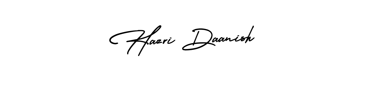 Similarly AmerikaSignatureDemo-Regular is the best handwritten signature design. Signature creator online .You can use it as an online autograph creator for name Hazri Daanish. Hazri Daanish signature style 3 images and pictures png