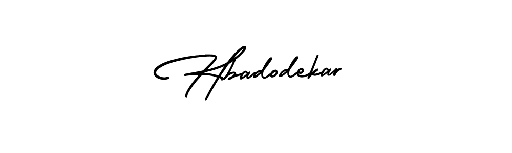 Make a beautiful signature design for name Hbadodekar. Use this online signature maker to create a handwritten signature for free. Hbadodekar signature style 3 images and pictures png