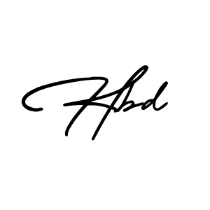 Make a beautiful signature design for name Hbd. With this signature (AmerikaSignatureDemo-Regular) style, you can create a handwritten signature for free. Hbd signature style 3 images and pictures png