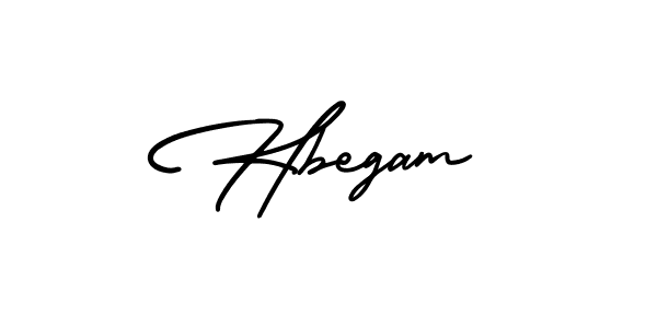 Make a beautiful signature design for name Hbegam. Use this online signature maker to create a handwritten signature for free. Hbegam signature style 3 images and pictures png