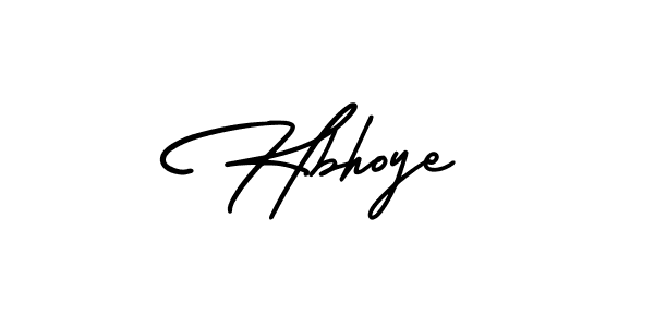 Create a beautiful signature design for name Hbhoye. With this signature (AmerikaSignatureDemo-Regular) fonts, you can make a handwritten signature for free. Hbhoye signature style 3 images and pictures png