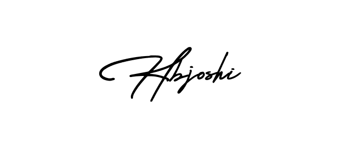 Make a beautiful signature design for name Hbjoshi. Use this online signature maker to create a handwritten signature for free. Hbjoshi signature style 3 images and pictures png