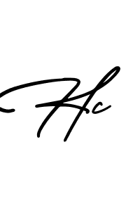 Design your own signature with our free online signature maker. With this signature software, you can create a handwritten (AmerikaSignatureDemo-Regular) signature for name Hc. Hc signature style 3 images and pictures png