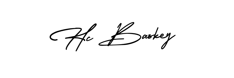 Similarly AmerikaSignatureDemo-Regular is the best handwritten signature design. Signature creator online .You can use it as an online autograph creator for name Hc Baskey. Hc Baskey signature style 3 images and pictures png