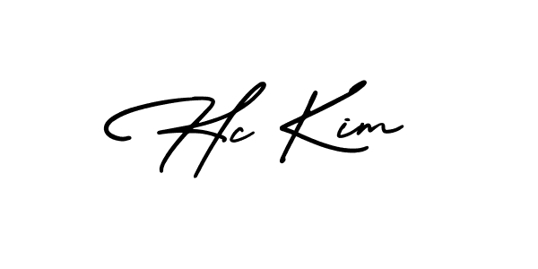 Use a signature maker to create a handwritten signature online. With this signature software, you can design (AmerikaSignatureDemo-Regular) your own signature for name Hc Kim. Hc Kim signature style 3 images and pictures png