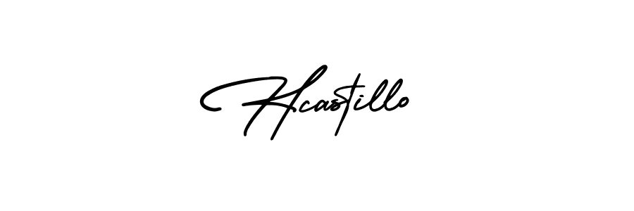 Design your own signature with our free online signature maker. With this signature software, you can create a handwritten (AmerikaSignatureDemo-Regular) signature for name Hcastillo. Hcastillo signature style 3 images and pictures png