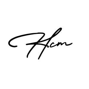 Best and Professional Signature Style for Hcm. AmerikaSignatureDemo-Regular Best Signature Style Collection. Hcm signature style 3 images and pictures png