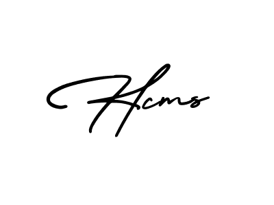 if you are searching for the best signature style for your name Hcms. so please give up your signature search. here we have designed multiple signature styles  using AmerikaSignatureDemo-Regular. Hcms signature style 3 images and pictures png