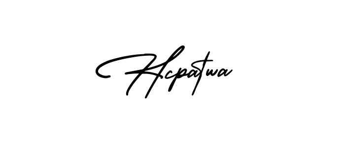 Hcpatwa stylish signature style. Best Handwritten Sign (AmerikaSignatureDemo-Regular) for my name. Handwritten Signature Collection Ideas for my name Hcpatwa. Hcpatwa signature style 3 images and pictures png