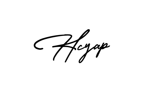 Make a beautiful signature design for name Hcyap. With this signature (AmerikaSignatureDemo-Regular) style, you can create a handwritten signature for free. Hcyap signature style 3 images and pictures png