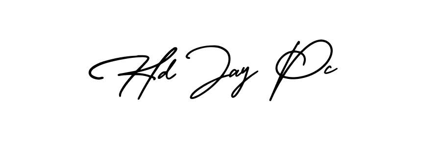 Design your own signature with our free online signature maker. With this signature software, you can create a handwritten (AmerikaSignatureDemo-Regular) signature for name Hd Jay Pc. Hd Jay Pc signature style 3 images and pictures png