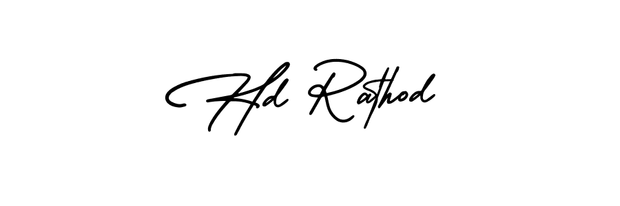 How to Draw Hd Rathod signature style? AmerikaSignatureDemo-Regular is a latest design signature styles for name Hd Rathod. Hd Rathod signature style 3 images and pictures png