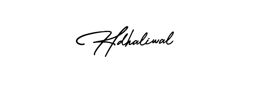 Hdhaliwal stylish signature style. Best Handwritten Sign (AmerikaSignatureDemo-Regular) for my name. Handwritten Signature Collection Ideas for my name Hdhaliwal. Hdhaliwal signature style 3 images and pictures png