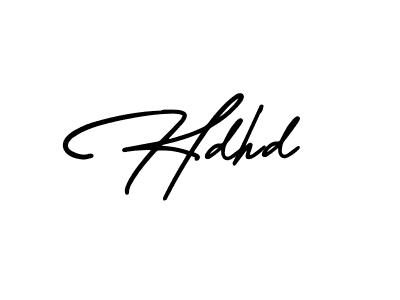 Make a beautiful signature design for name Hdhd. With this signature (AmerikaSignatureDemo-Regular) style, you can create a handwritten signature for free. Hdhd signature style 3 images and pictures png