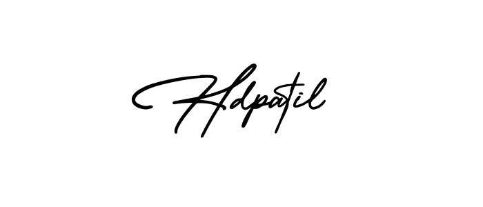 Also we have Hdpatil name is the best signature style. Create professional handwritten signature collection using AmerikaSignatureDemo-Regular autograph style. Hdpatil signature style 3 images and pictures png