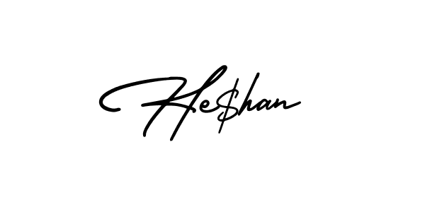 AmerikaSignatureDemo-Regular is a professional signature style that is perfect for those who want to add a touch of class to their signature. It is also a great choice for those who want to make their signature more unique. Get He$han name to fancy signature for free. He$han signature style 3 images and pictures png