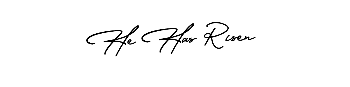 How to make He Has Risen signature? AmerikaSignatureDemo-Regular is a professional autograph style. Create handwritten signature for He Has Risen name. He Has Risen signature style 3 images and pictures png