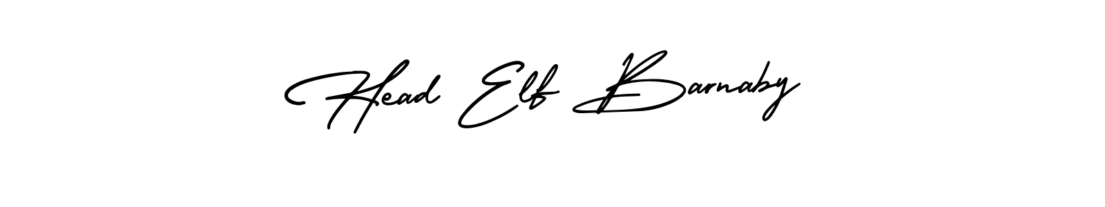 It looks lik you need a new signature style for name Head Elf Barnaby. Design unique handwritten (AmerikaSignatureDemo-Regular) signature with our free signature maker in just a few clicks. Head Elf Barnaby signature style 3 images and pictures png
