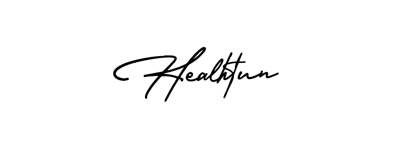 How to Draw Healhtun signature style? AmerikaSignatureDemo-Regular is a latest design signature styles for name Healhtun. Healhtun signature style 3 images and pictures png