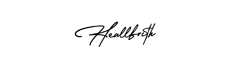 This is the best signature style for the Heallfrith name. Also you like these signature font (AmerikaSignatureDemo-Regular). Mix name signature. Heallfrith signature style 3 images and pictures png