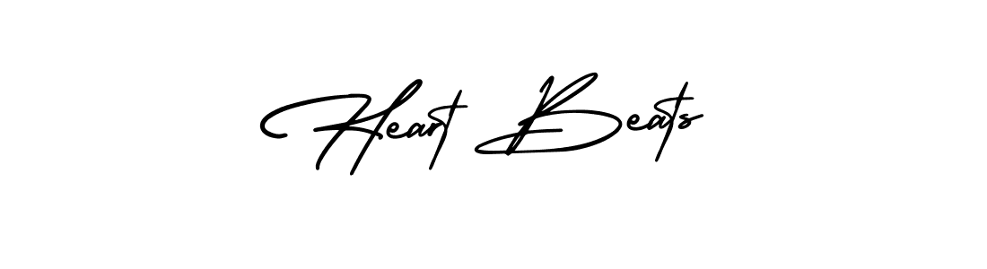 The best way (AmerikaSignatureDemo-Regular) to make a short signature is to pick only two or three words in your name. The name Heart Beats include a total of six letters. For converting this name. Heart Beats signature style 3 images and pictures png