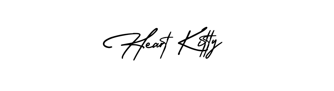 Also we have Heart Kitty name is the best signature style. Create professional handwritten signature collection using AmerikaSignatureDemo-Regular autograph style. Heart Kitty signature style 3 images and pictures png