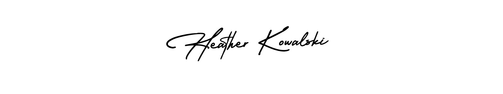 Also You can easily find your signature by using the search form. We will create Heather Kowalski name handwritten signature images for you free of cost using AmerikaSignatureDemo-Regular sign style. Heather Kowalski signature style 3 images and pictures png