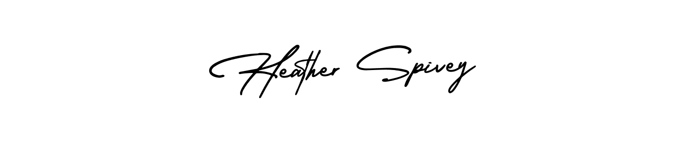 See photos of Heather Spivey official signature by Spectra . Check more albums & portfolios. Read reviews & check more about AmerikaSignatureDemo-Regular font. Heather Spivey signature style 3 images and pictures png