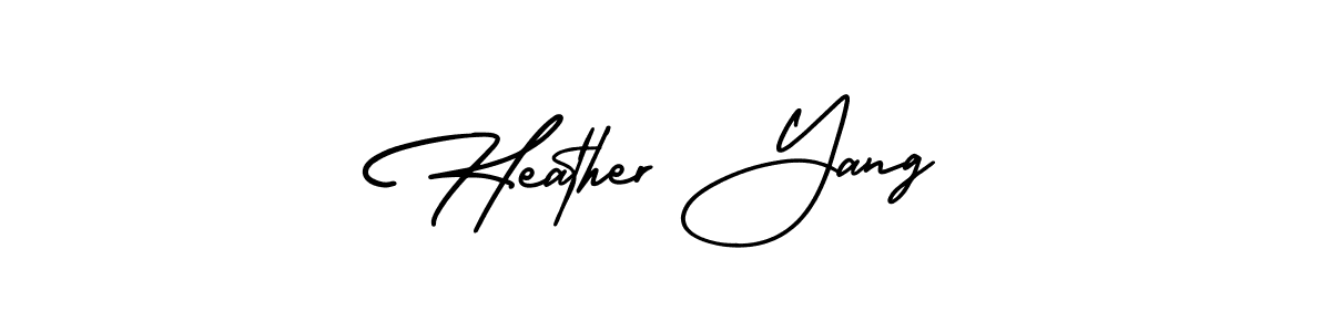 See photos of Heather Yang official signature by Spectra . Check more albums & portfolios. Read reviews & check more about AmerikaSignatureDemo-Regular font. Heather Yang signature style 3 images and pictures png