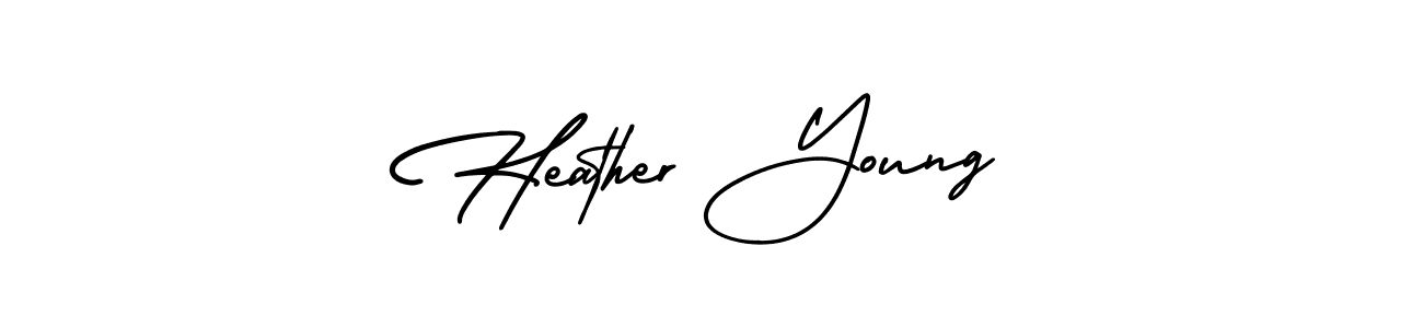 Make a short Heather Young signature style. Manage your documents anywhere anytime using AmerikaSignatureDemo-Regular. Create and add eSignatures, submit forms, share and send files easily. Heather Young signature style 3 images and pictures png