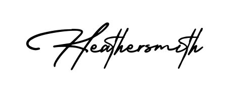 Enhance your business communications with Heathersmith signature in AmerikaSignatureDemo-Regular lettering. Clean, modern, and universally compatible. Heathersmith signature style 3 images and pictures png
