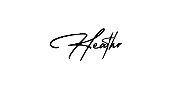 Design your own signature with our free online signature maker. With this signature software, you can create a handwritten (AmerikaSignatureDemo-Regular) signature for name Heathr. Heathr signature style 3 images and pictures png