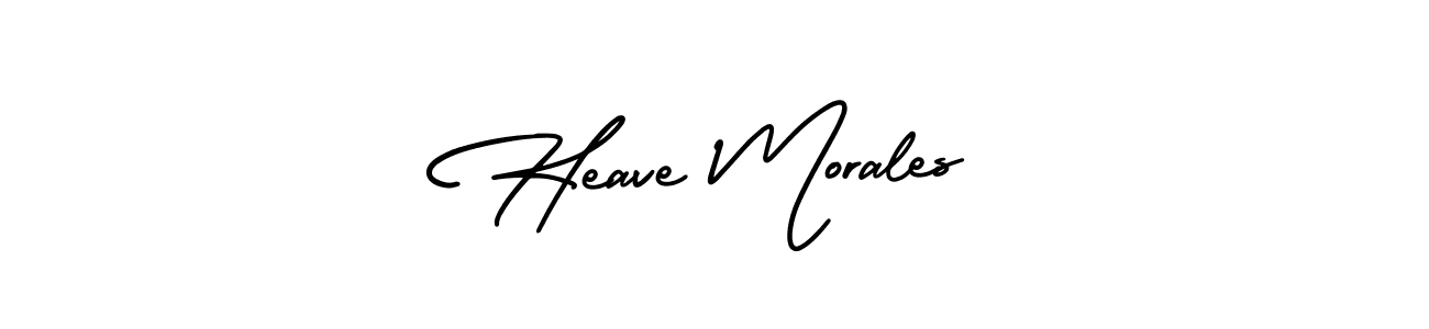 How to Draw Heave Morales signature style? AmerikaSignatureDemo-Regular is a latest design signature styles for name Heave Morales. Heave Morales signature style 3 images and pictures png
