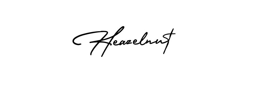 Make a beautiful signature design for name Heazelnut. With this signature (AmerikaSignatureDemo-Regular) style, you can create a handwritten signature for free. Heazelnut signature style 3 images and pictures png