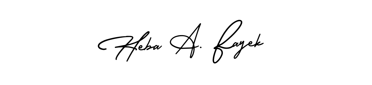 You can use this online signature creator to create a handwritten signature for the name Heba A. Fayek. This is the best online autograph maker. Heba A. Fayek signature style 3 images and pictures png