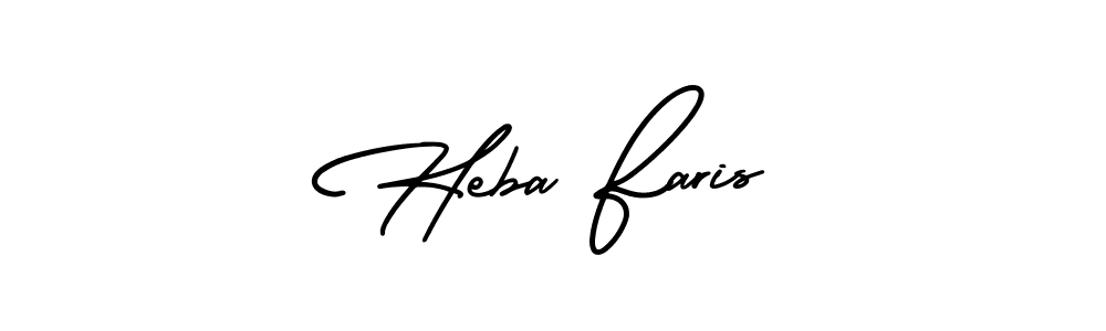 Similarly AmerikaSignatureDemo-Regular is the best handwritten signature design. Signature creator online .You can use it as an online autograph creator for name Heba Faris. Heba Faris signature style 3 images and pictures png