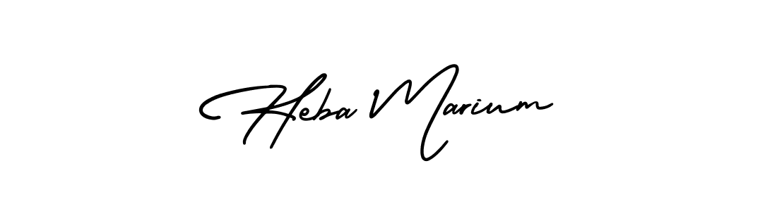 Check out images of Autograph of Heba Marium name. Actor Heba Marium Signature Style. AmerikaSignatureDemo-Regular is a professional sign style online. Heba Marium signature style 3 images and pictures png