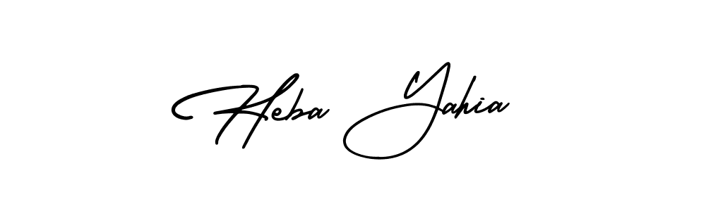 AmerikaSignatureDemo-Regular is a professional signature style that is perfect for those who want to add a touch of class to their signature. It is also a great choice for those who want to make their signature more unique. Get Heba Yahia name to fancy signature for free. Heba Yahia signature style 3 images and pictures png