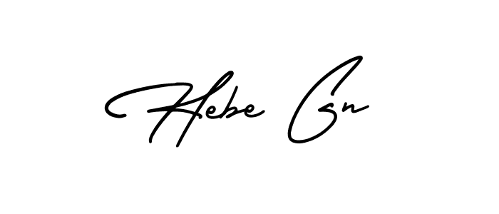 Create a beautiful signature design for name Hebe Gn. With this signature (AmerikaSignatureDemo-Regular) fonts, you can make a handwritten signature for free. Hebe Gn signature style 3 images and pictures png