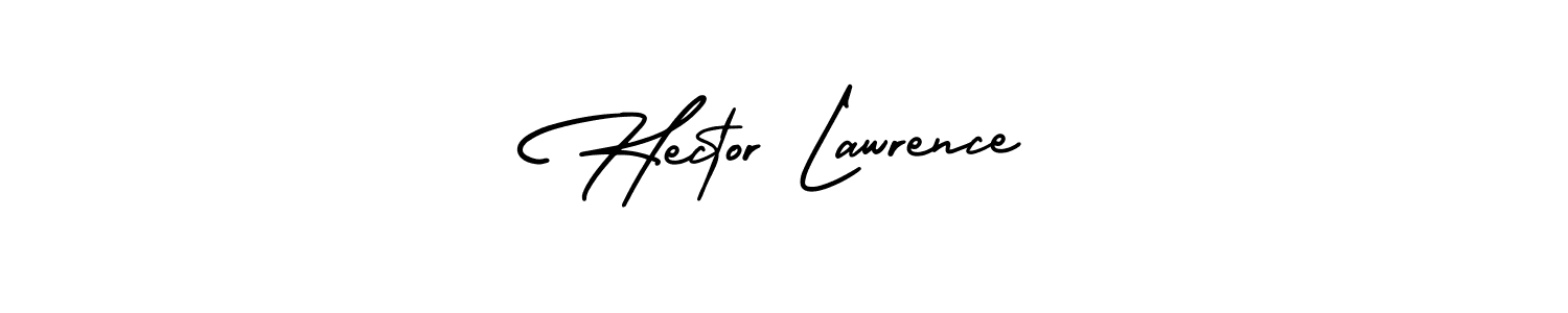 It looks lik you need a new signature style for name Hector Lawrence. Design unique handwritten (AmerikaSignatureDemo-Regular) signature with our free signature maker in just a few clicks. Hector Lawrence signature style 3 images and pictures png