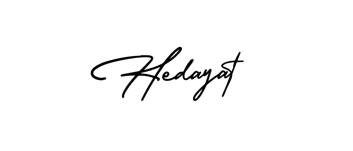 Create a beautiful signature design for name Hedayat. With this signature (AmerikaSignatureDemo-Regular) fonts, you can make a handwritten signature for free. Hedayat signature style 3 images and pictures png