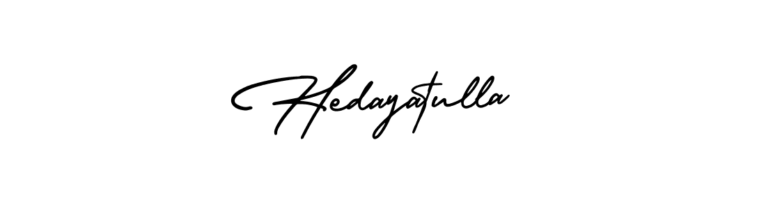 Design your own signature with our free online signature maker. With this signature software, you can create a handwritten (AmerikaSignatureDemo-Regular) signature for name Hedayatulla. Hedayatulla signature style 3 images and pictures png