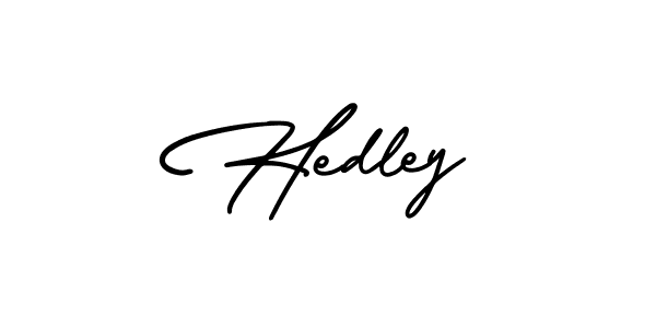 It looks lik you need a new signature style for name Hedley. Design unique handwritten (AmerikaSignatureDemo-Regular) signature with our free signature maker in just a few clicks. Hedley signature style 3 images and pictures png