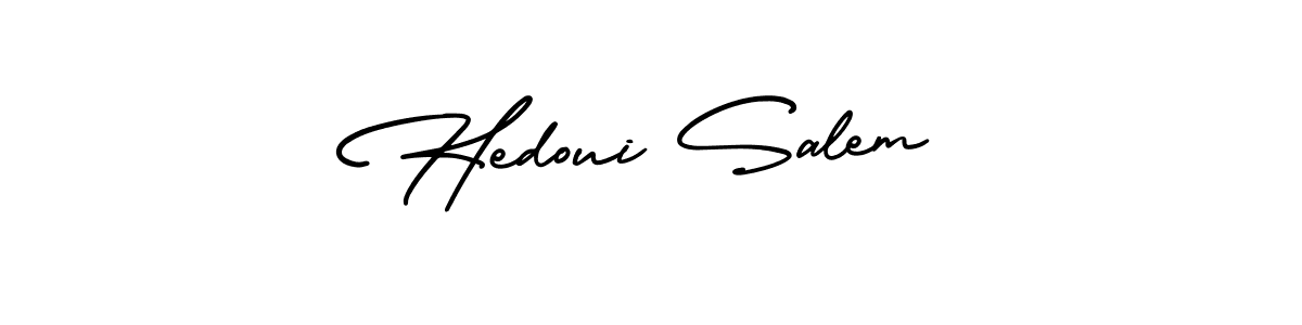 if you are searching for the best signature style for your name Hedoui Salem. so please give up your signature search. here we have designed multiple signature styles  using AmerikaSignatureDemo-Regular. Hedoui Salem signature style 3 images and pictures png