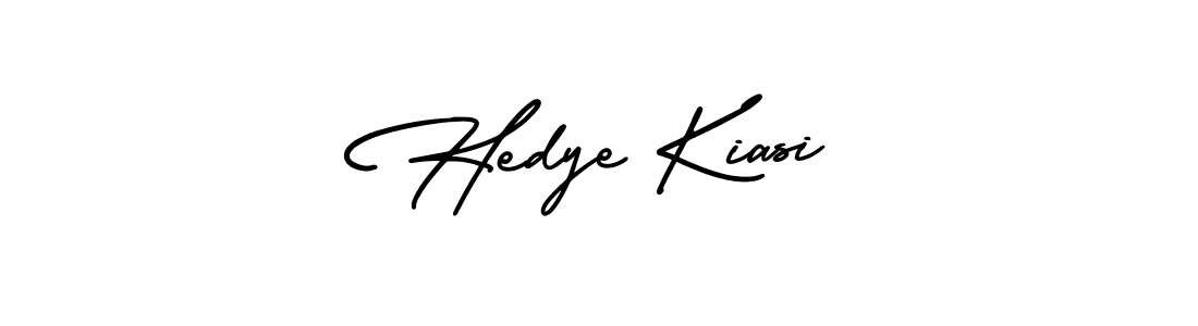 Similarly AmerikaSignatureDemo-Regular is the best handwritten signature design. Signature creator online .You can use it as an online autograph creator for name Hedye Kiasi. Hedye Kiasi signature style 3 images and pictures png